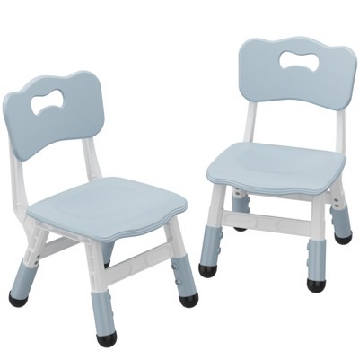 Whizmax 3 Level Height Adjustable Kid Chair, Plastic Toddler Chairs for Children Boys Girls Age 2-6, Suitable for Home Family Classroom,2 Pcs