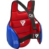 RDX Sports T2 Reversible Chest Guard Body Protector Premium Quality For Sparring, Martial Arts, Kickboxing, Taekwondo, Karate - Red/Blue - S/M - 2 of 4