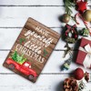Merry Christmas Metal Tin Sign - Vintage Red Truck Wall Decor, Have Yourself A Merry Little Christmas - 4 of 4