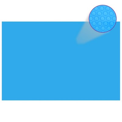 VidaXL Rectangular Pool Cover 118 x 79 inch PE Blue
