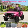 24V Kids Ride On Car, 4WD Electric Vehicle Truck with Remote Control, Ride On Truck with 3 Speeds, Led Lights, Bluetooth, for Boys Girls 3-10 - 4 of 4