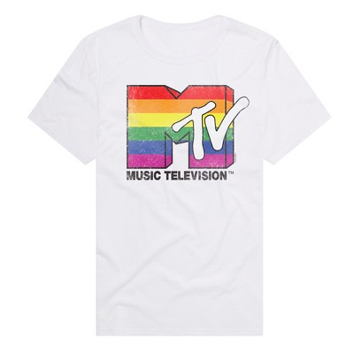 Men's MTV Rainbow Pride Logo T-Shirt