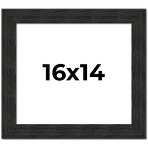 PosterPalooza | Contemporary Black Picture Frame - UV Acrylic, Backing Board, Hanging Hardware Included - 1 of 4
