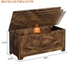 Storage Chest Wooden Toy Storage Bench, Modern Style Lift-Top Toy Chest with Safety Hinge for Entryway Supports 300 Lb - 3 of 4