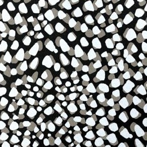 black khaki dots
