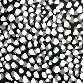 black khaki dots