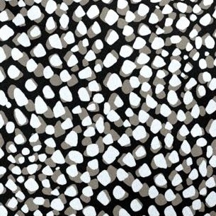 black khaki dots