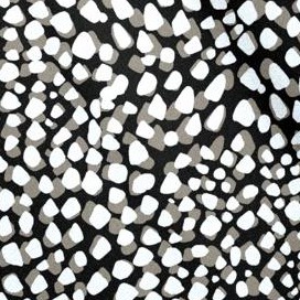 black khaki dots