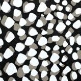 black khaki dots