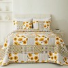 Acoinel Lightweight Cotton Blend Bedspread Set Sunflower - 2 of 4