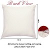 Farmhouse Christmas Pillow Covers - 18x18 Inch Set of 4, Sofa Couch Decorations - 3 of 4