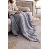 Sapphtopaz 2 Pack Cotton Throw Blanket with Tassels, All Seasons Comfort Throw Blanket, 50x60", Accent Blanket for Living Room or Bedroom - 3 of 4