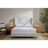 NicBex Queen/King Size Chenille Wingback Upholstered Platform Bed Frame with 54" Tall Headboard,No Box Spring Needed,Easy Assembly,Cream White - 4 of 4