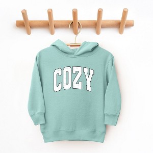The Juniper Shop Cozy Worn Varsity Toddler Graphic Hoodie - 1 of 3