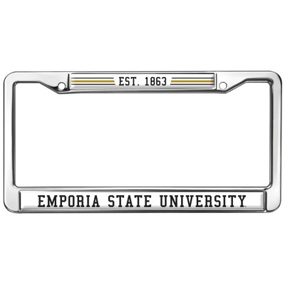 Emporia State University Full Size Standard License Plate Metal Frame