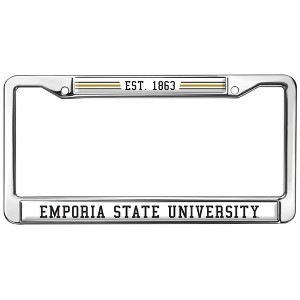 Emporia State University Full Size Standard License Plate Metal Frame - 1 of 4