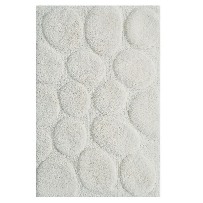 Luxurious Super Soft Non-Skid Cotton Bath Rug 24" x 40" Ivory by Castle Hill London, 1 of 4