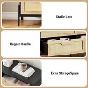 Acekool 6-Drawer Farmhouse Rattan Dresser – Storage Cabinet with Modern Charm - 3 of 4