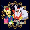 Juniors Womens Pokemon Christmas Pikachu and Delibird Happy Holidays T-Shirt - 2 of 4
