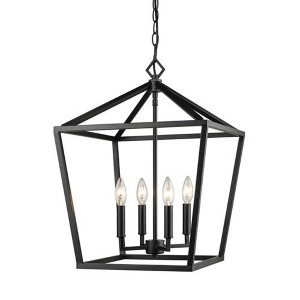 Millennium Lighting 4 - Light Pendant in  Matte Black - 1 of 2