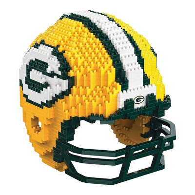 Forever Collectibles Green Bay Packers NFL FOCO BRXLZ Helmet Building Block Set