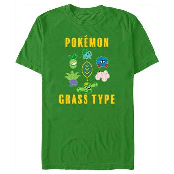 Men's Pokemon Grass Type Group T-Shirt
