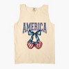 Simply Sage Market America Flag Cherries Coquette Garment Dyed Tank - 3 of 4