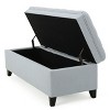 NicBex Modern 50" Storage Bench Wood Accent Stools with Button Tufted Top for Bedroom and Entryway - 3 of 4