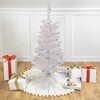 Northlight Pre-Lit Slim Woodbury White Pine Artificial Christmas Tree - 3' - Blue Lights - 2 of 4