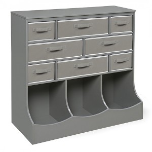 Badger Basket Storage Station with Eight Baskets and Three Bins - 1 of 4
