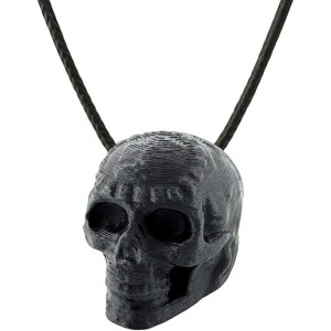 Death Whistle Necklace - 125+ dB Screaming Skull Pendant, Gothic Grunge Jewelry with 20" Black Cord - 1 of 4
