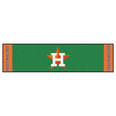 MLB Houston Astros 1.5'x6' Putting Mat - Green