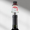 Unique Bargains Christmas Snowman Bottle Stopper Aluminum Alloy Resin TPR 1 Pc - 2 of 3