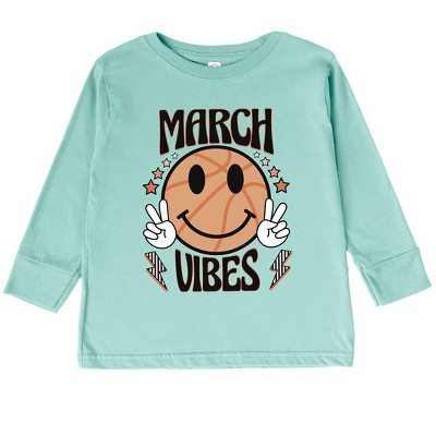 The Juniper Shop March Vibes Basketball Youth Long Sleeve Tee