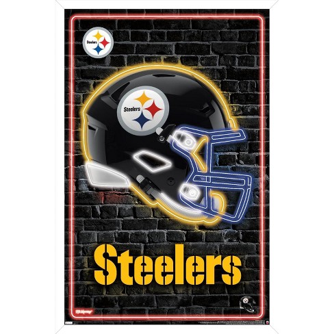 Trends International Nfl Pittsburgh Steelers - Neon Helmet 23