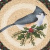 Earth Rugs Eco-Friendly Jute Trivet – Rustic Winter Bird Design by Suzanne Pienta - 3 of 3