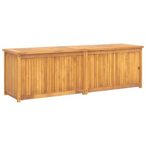 Garden Box Natural Teak Solid Teak Wood 68.9 in x 19.7 in x 21.7 in - 1 of 4