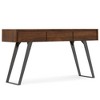 Modern Industrial Console Table with 3 Drawers, Sturdy Metal Legs and Durable Design - 2 of 4