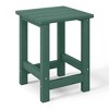 WestinTrends Malibu Kids Outdoor Patio Furniture HDPE Adirondack Square Side Table - 4 of 4