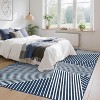 Acekool Washable Rugs - Modern Striped Non-Slip Area Rug - 2 of 4
