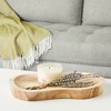 Okuna Outpost Handmade Paulownia Wooden Dough Bowls for Decor with 8-Shaped Design for Table, Entryway, 11 x 16 In - 2 of 4