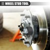 Unique Bargains Wheel Stud Installer Hex Lug Nuts Tool Set Silver Tone 1 Set - 2 of 4