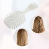 Unique Bargains Leaf Style Hollow Comb Hair Brush 1 Pc - 4 of 4