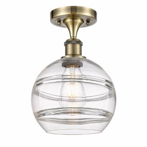 Rochester - 1 Light Semi-Flush Mount In Industrial Style-11.13 Inches Tall and 8 Inches Wide - 1 of 1
