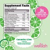 Wellah Creatine + Hydration Powder (Cucumber Lime) 30 Servings - Electrolyte Drink Mix with 3g of Creatine Monohydrate - 2 of 4