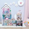 Olivia's Little World 3-Story Furnished Dreamland Mansion Dollhouse with Garage, Terrace, Elevator, Spiral Staircase and Accessories - 3 of 4