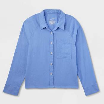 Light Blue Plaid Shirt : Target