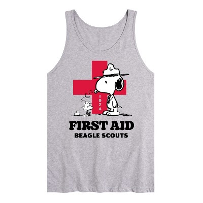 Men's - Peanuts - First Aid Beagle Scouts Graphic Tank Top