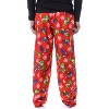 Mens' Super Mario Yoshi Christmas Present Tossed Print Sleep Pajama Pants - 3 of 4