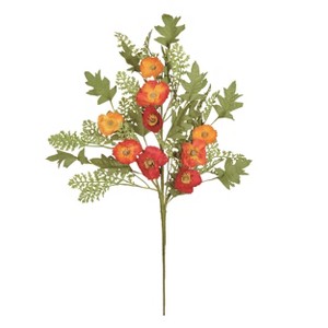 Transpac Artificial 30 in. Multicolor Spring Poppy Flower Spray - 1 of 2